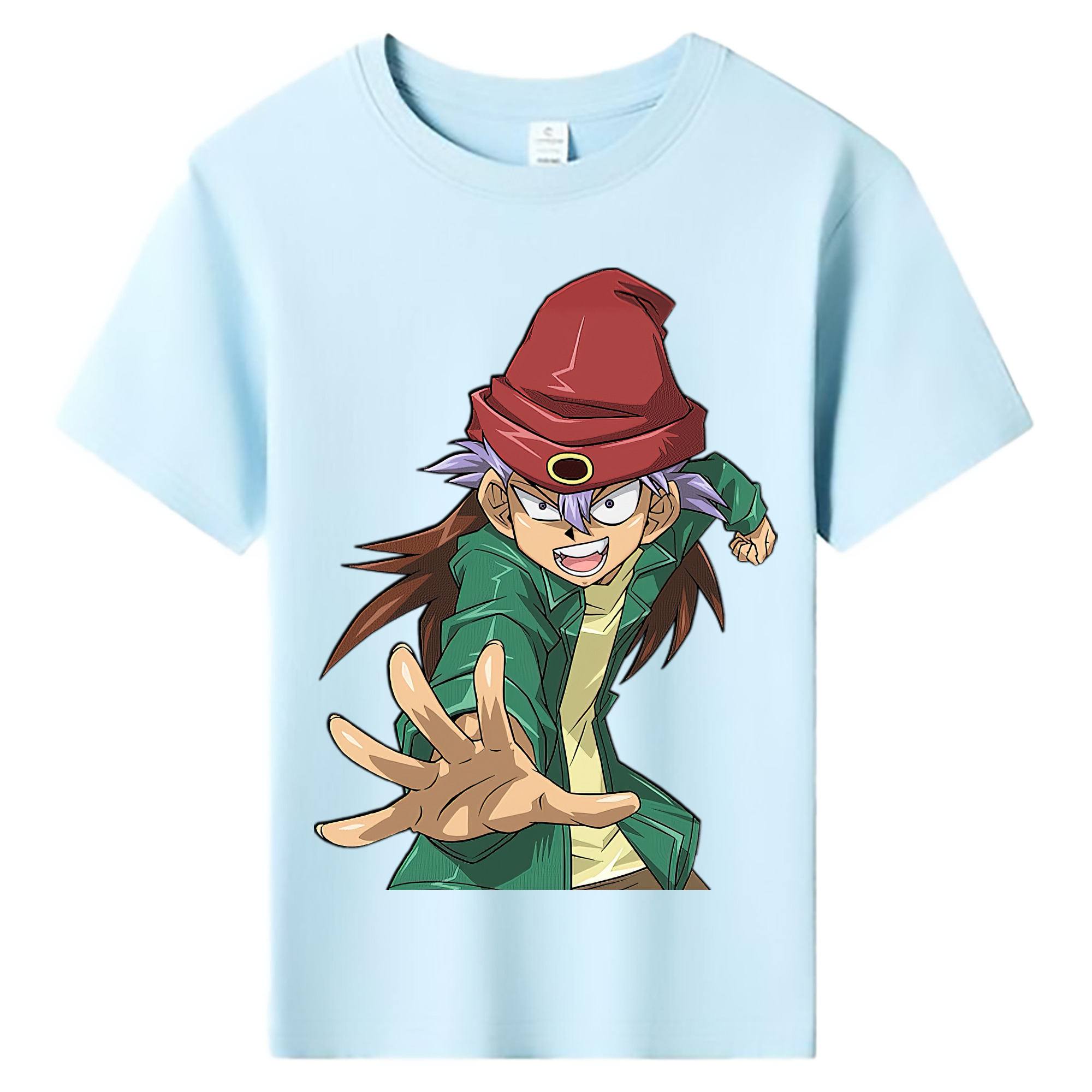 （画像用） 遊☆戯☆王 Yu-Gi-Oh! 綿100％キッズTシャツ（フロントプリント）